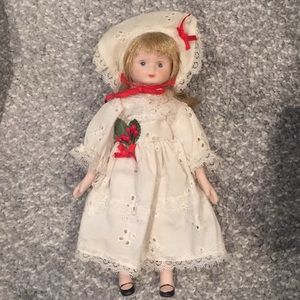 Christmas Porcelain doll
